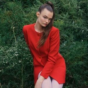 Zara long fitted blazer NWOT